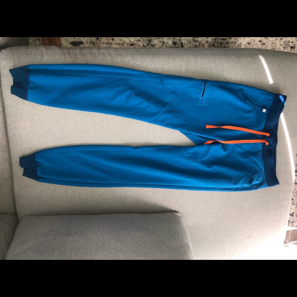 FIGS Alps Blue Zamora Small Tall Scrub Pant
